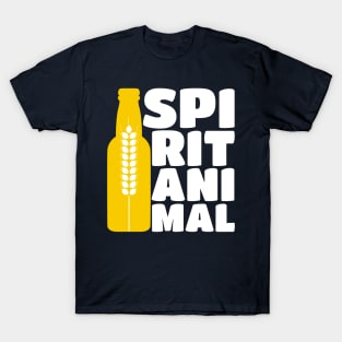 Beer Is My Spirit Animal - Wheat Hop Alcohol T-Shirt